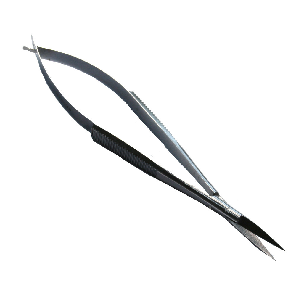 プッシュカットタイプの　細密ハサミ